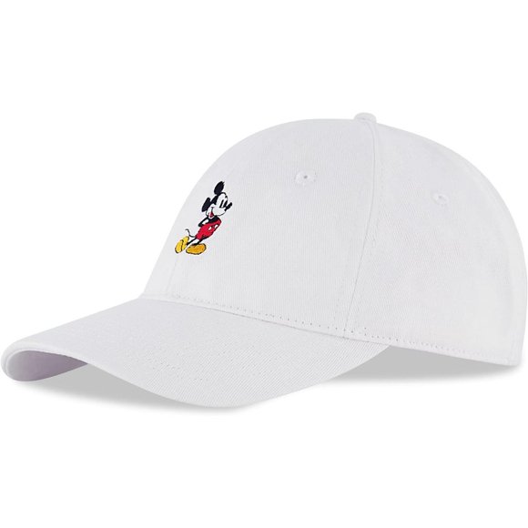 Men's Beautiful Mickey Mouse Adjustable Baseball Cap for Adult - Warm Grey - Picture 1 of 8